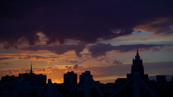 Beautiful Sunset To Night 