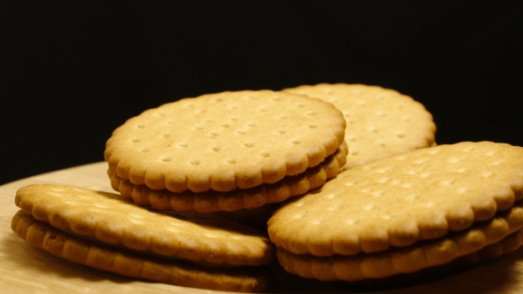 Tasty Chip Cake Cookies with Chocolate Pieces Shallow alt