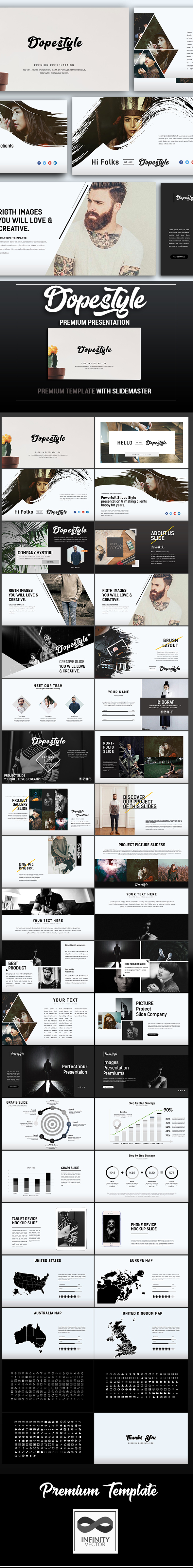 Dopestyle Premium Powerpoint Template - PowerPoint Templates Presentation Templates
