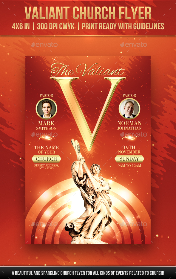 Valiant Church Flyer - Church Flyers