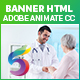 Health Medicare Banner Ad HTML5 Animate CC