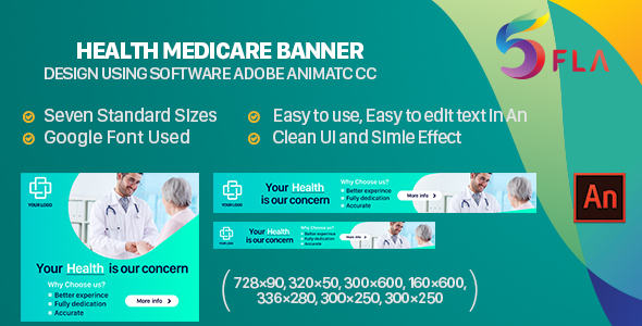 Health Medicare Banner - CodeCanyon 20908069