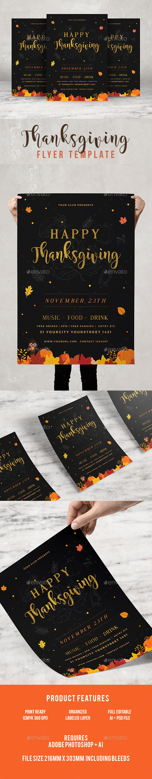 GraphicRiver Thanksgving 20908386 GraphicRiver Thanksgving 20908386