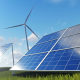 Solar Energy Panels and Wind Turbines - VideoHive Item for Sale