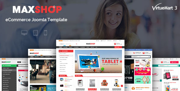 Maxshop - Multipurpose eCommerce Joomla Template - VirtueMart Joomla