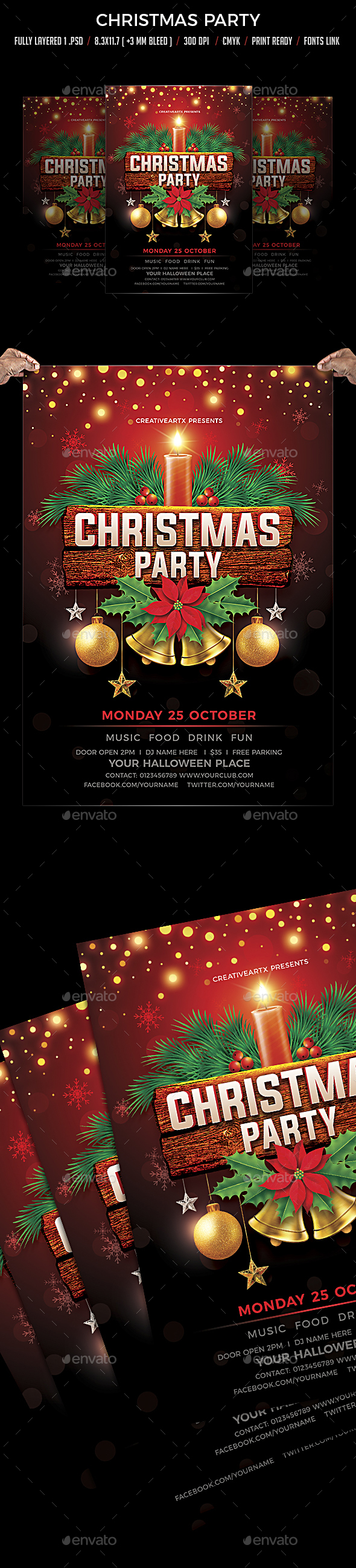 Christmas Party - Events Flyers