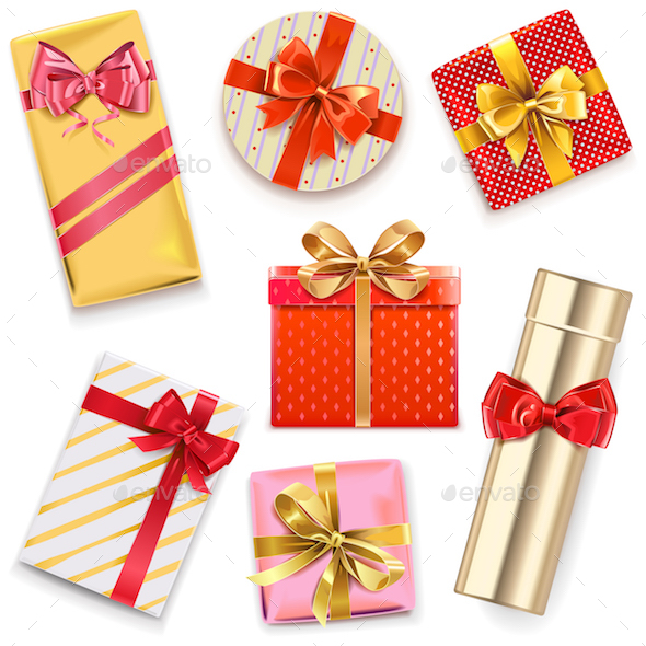 GraphicRiver Vector Glossy Gift Boxes 20910764 GraphicRiver Vector Glossy Gift Boxes 20910764