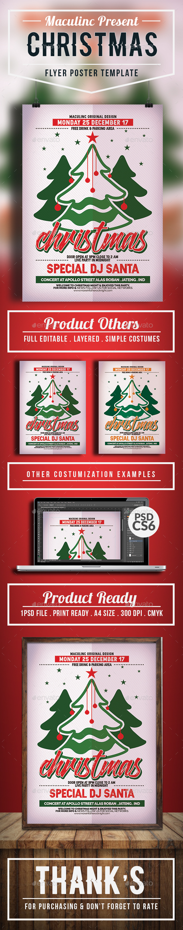 Merry Christmas Flyer/Poster Vol.3 - Clubs & Parties Events