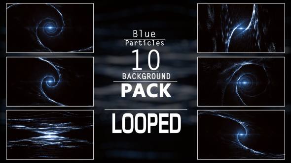 Blue Network 10 Background Pack