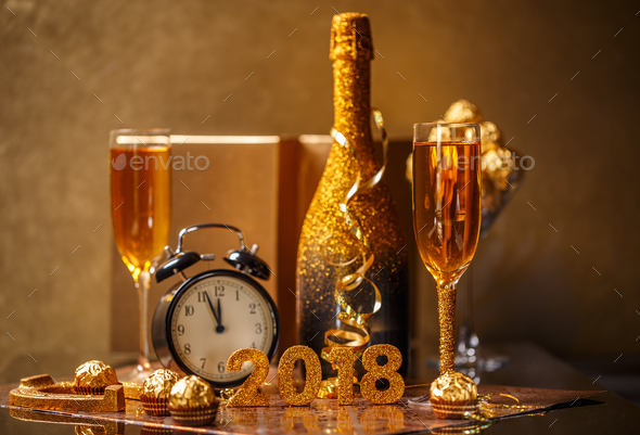 2018 New Years Eve - Stock Photo - Images