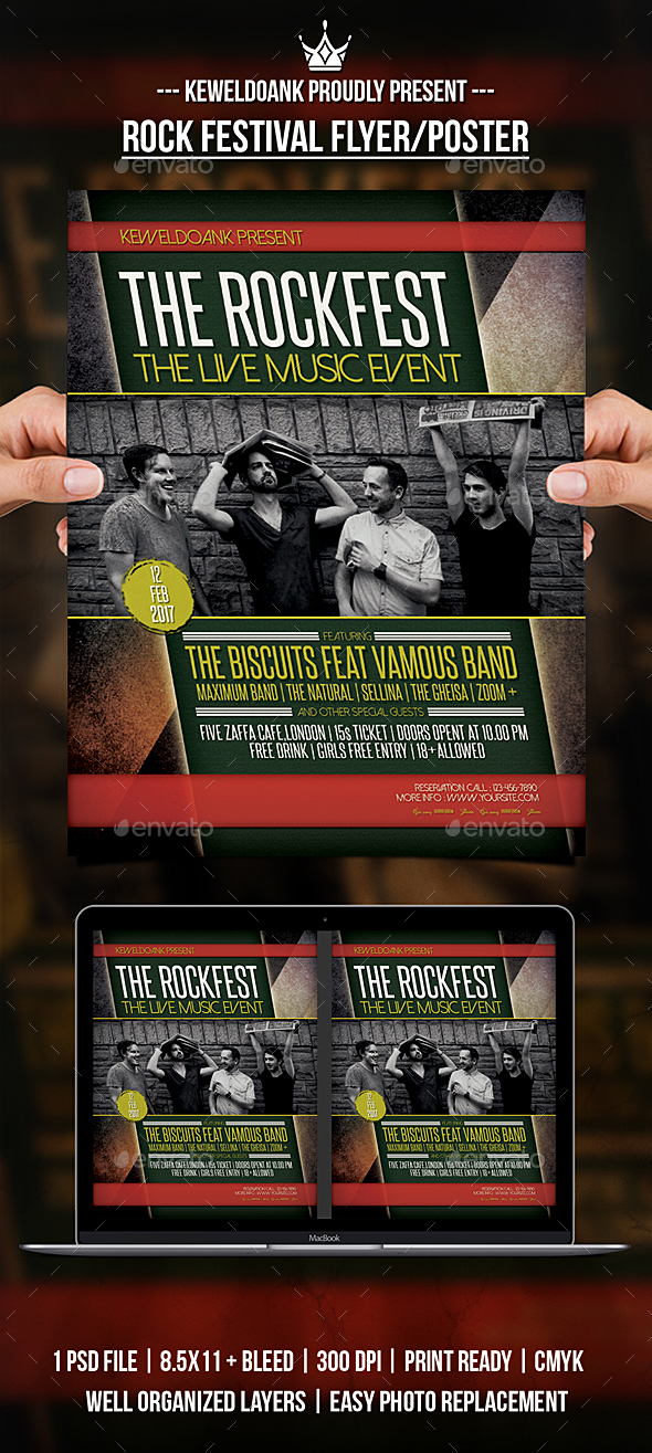 GraphicRiver Rock Fefstival Flyer Poster 20914486 GraphicRiver Rock Fefstival Flyer Poster 20914486