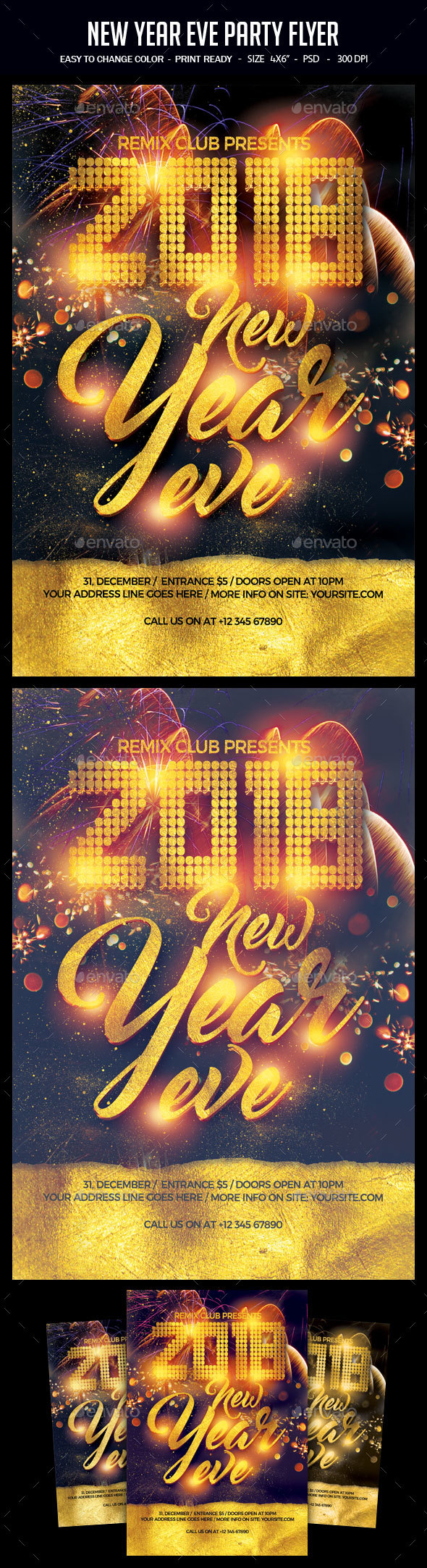 New Year Eve Party Flyer - Clubs & Parties Events