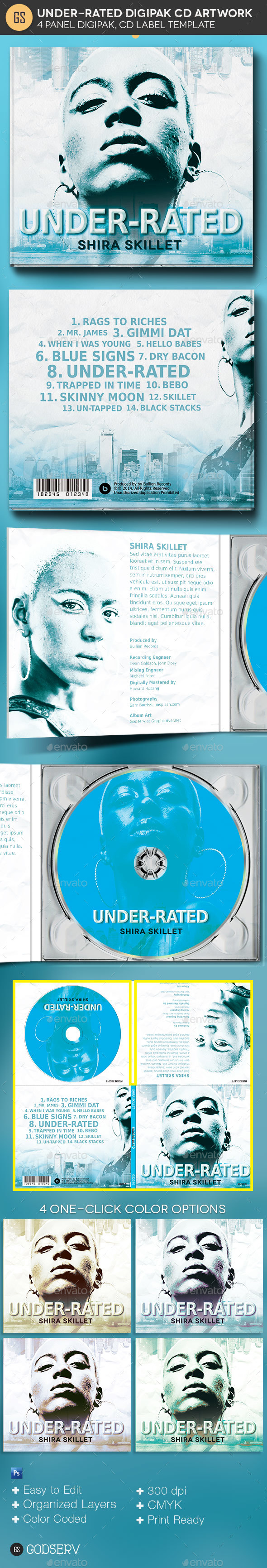 Download 6 Panel Digipak Mockup » Tinkytyler.org - Stock Photos & Graphics