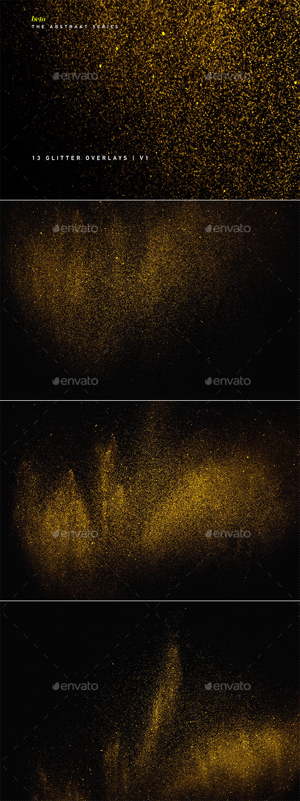 Glitter Overlays V1 - Abstract Backgrounds