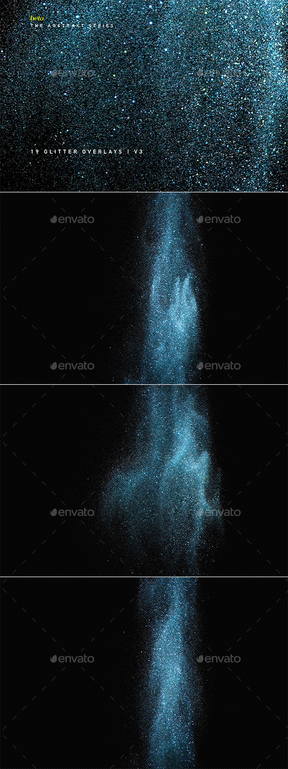 Glitter Overlays V3 - Abstract Backgrounds
