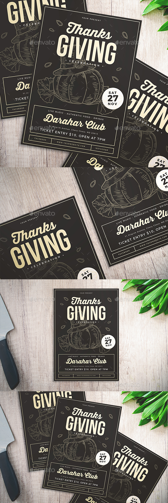 GraphicRiver Thanksgiving Celebration Flyer 20914634 GraphicRiver Thanksgiving Celebration Flyer 20914634