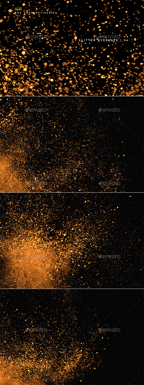 Glitter Overlays V6 - Abstract Backgrounds