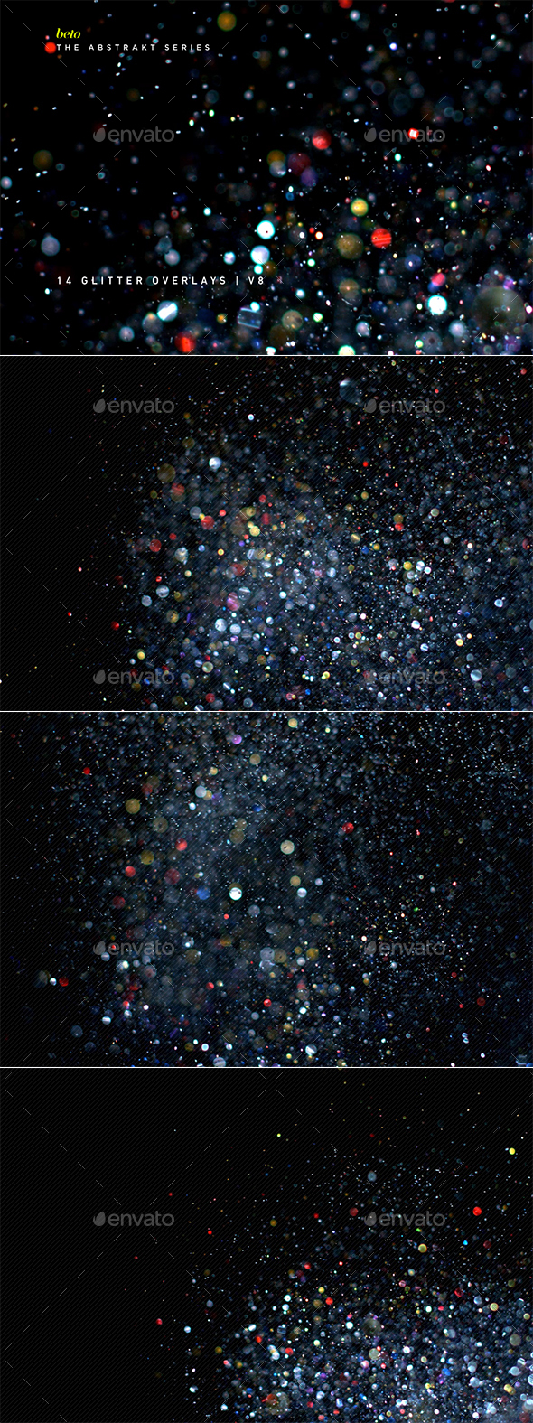 Glitter Overlays V8 - Abstract Backgrounds