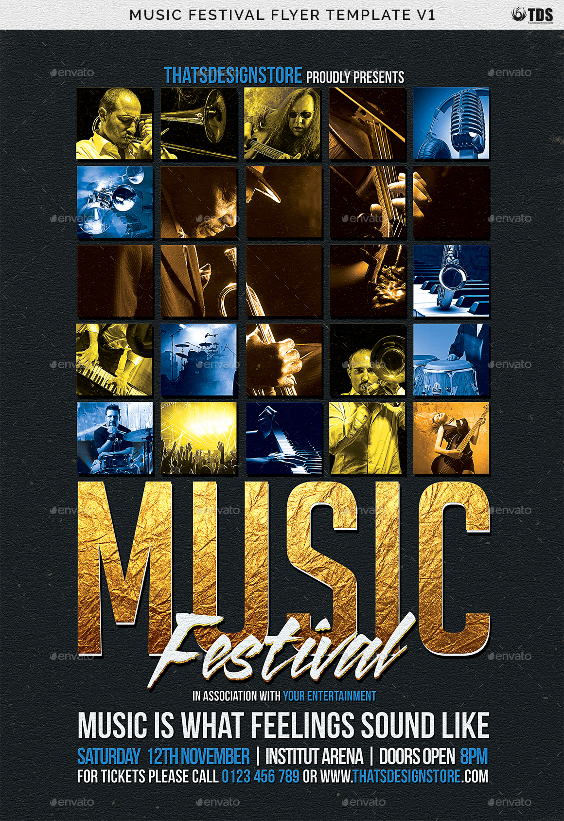 film festival brochure template