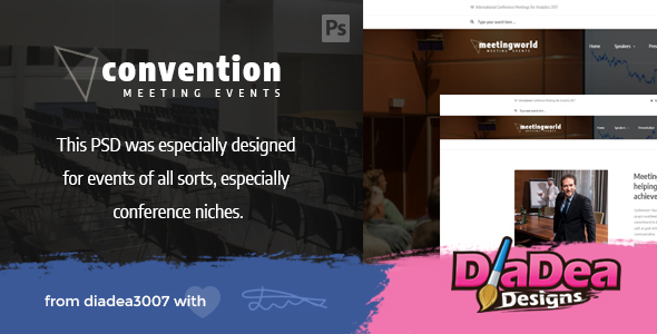 Convention - ConferenceEvents - ThemeForest 20799295