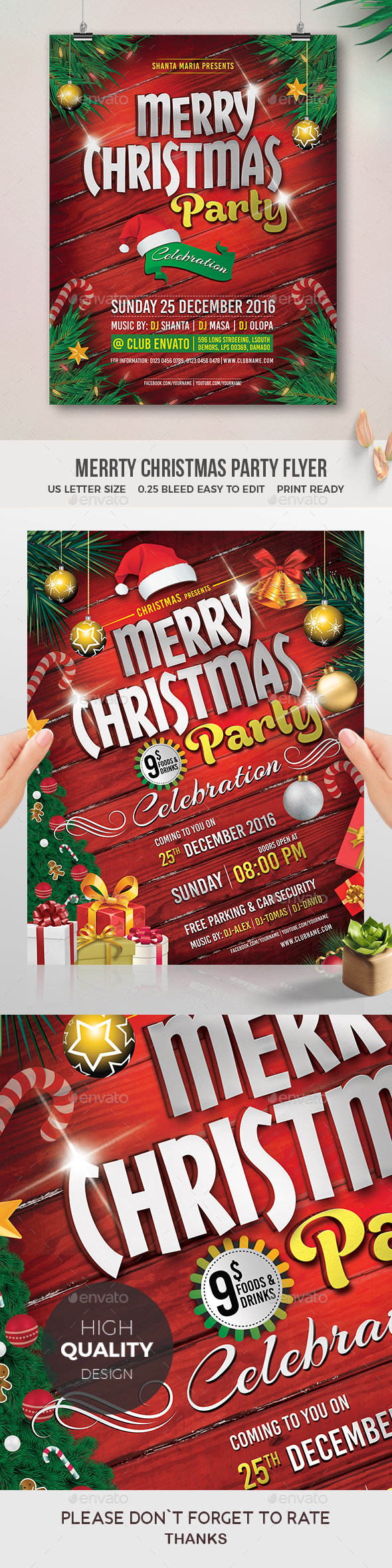 Christmas Flyer - Clubs & Parties Events