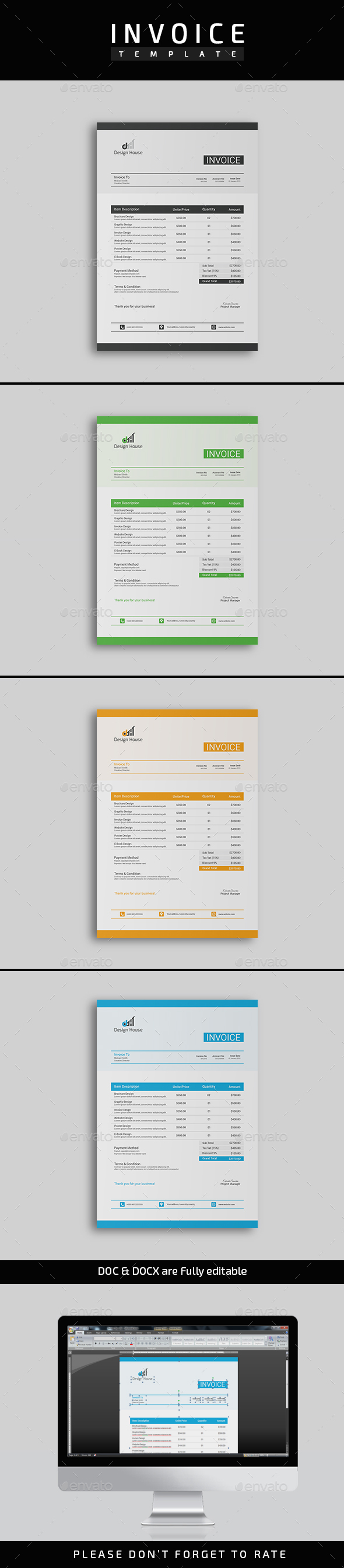 GraphicRiver Invoice 20915766 GraphicRiver Invoice 20915766