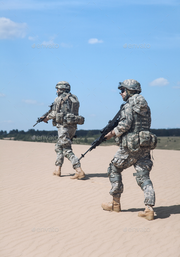United states paratrooper airborne - Stock Photo - Images