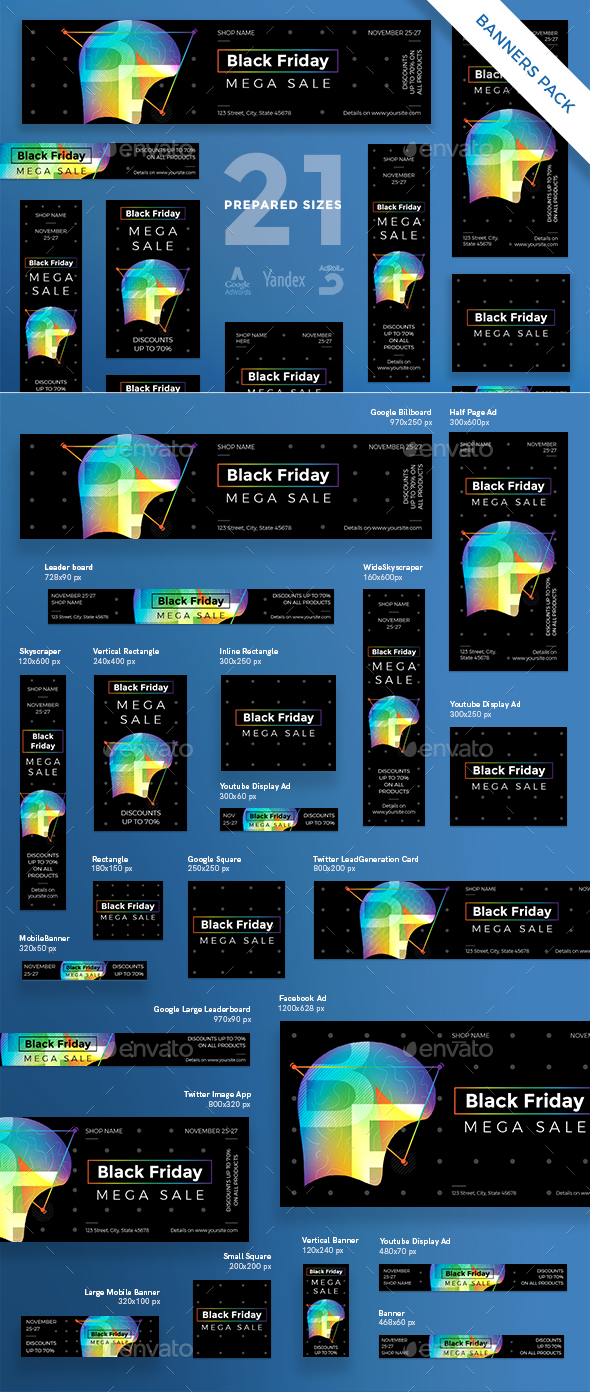 Black Friday Banner Pack