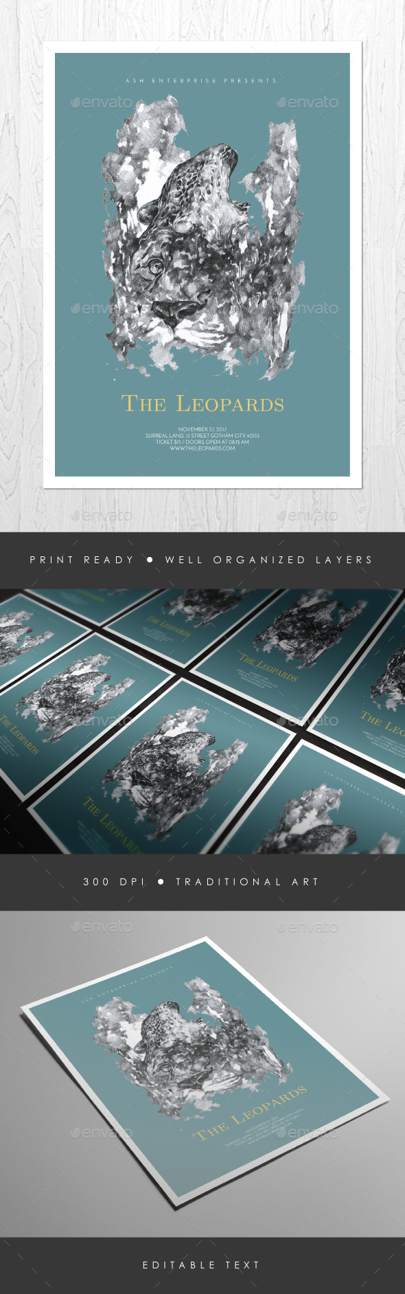 Indie Band Gig Flyer Vol. 3 - Concerts Events