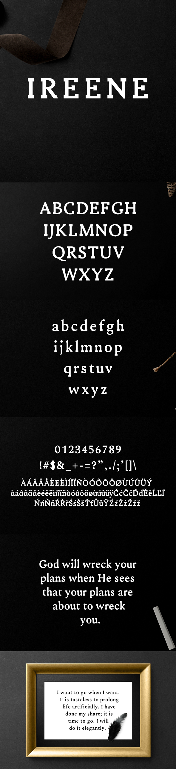Ireene Serif 3 Font Family Pack - Serif Fonts