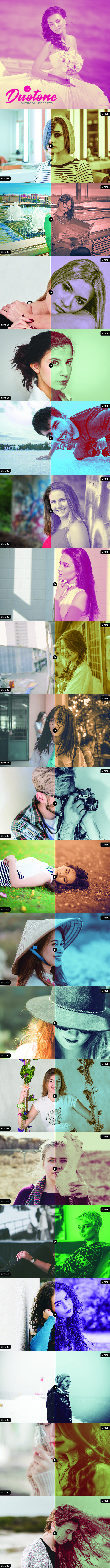 20 Duotone Lightroom Presets - Lightroom Presets Add-ons