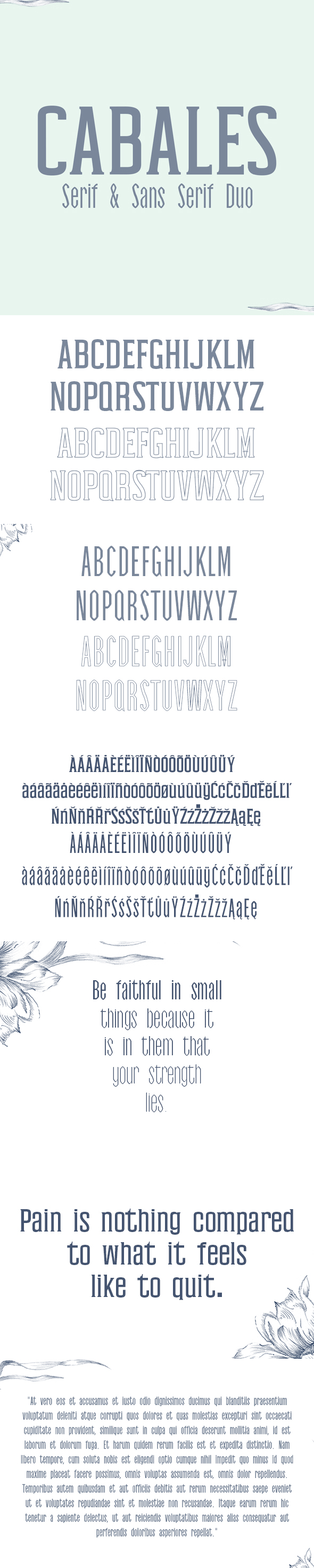 Cabales Duo Font - Sans-Serif Fonts