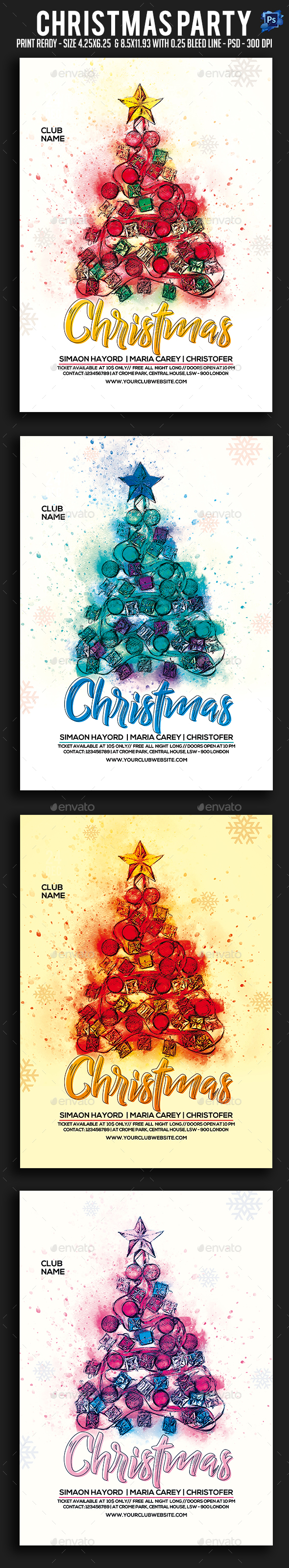 GraphicRiver Christmas Party Flyer 20918753 GraphicRiver Christmas Party Flyer 20918753