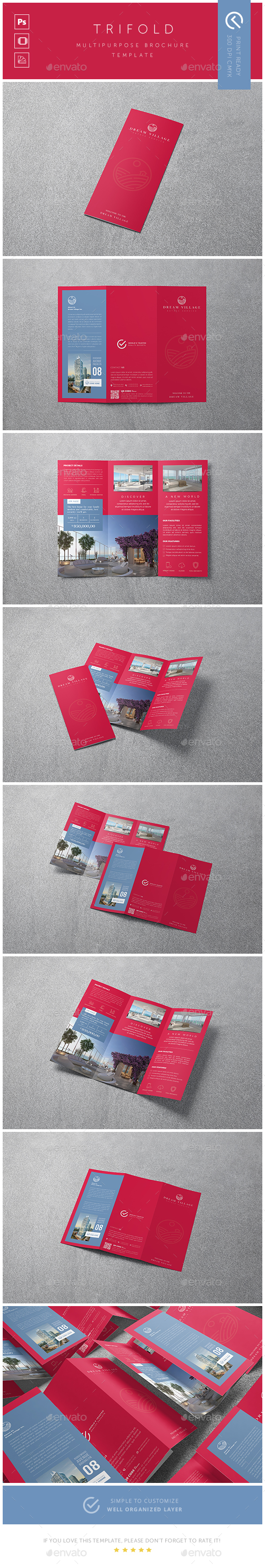 GraphicRiver Real Estate Creative Trifold Brochure Flyer Template 20919493 GraphicRiver Real Estate Creative Trifold Brochure Flyer Template 20919493