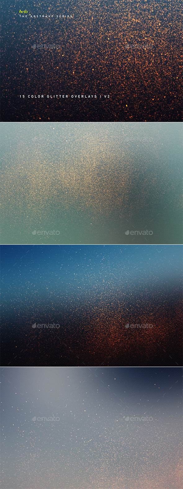 Color Glitter Overlays V2 - Abstract Backgrounds