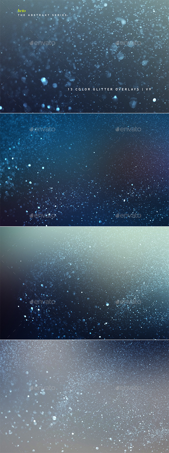 Color Glitter Overlays V9 - Abstract Backgrounds
