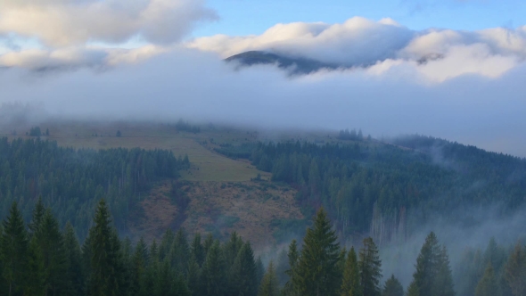 Fog on Mountains