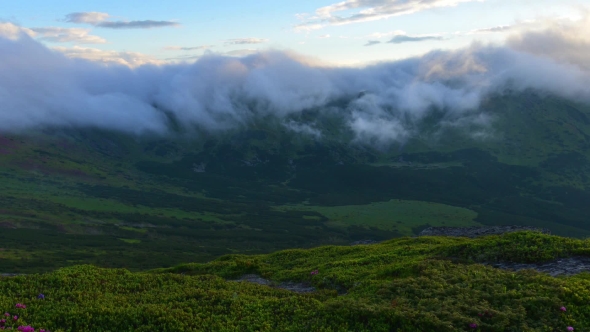 Fog on Mountains