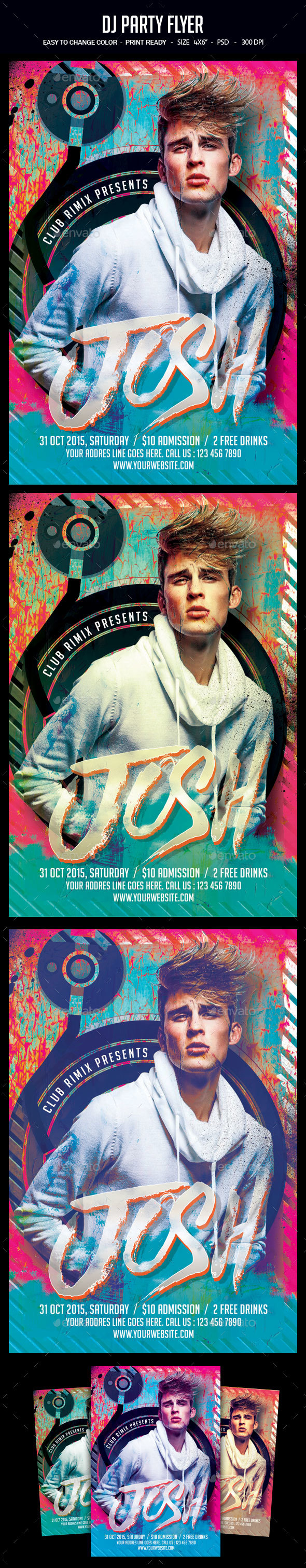 DJ Party Flyer - Clubs & Parties Events