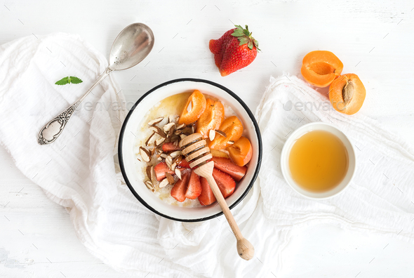 Healthy breakfast set - Stock Photo - Images