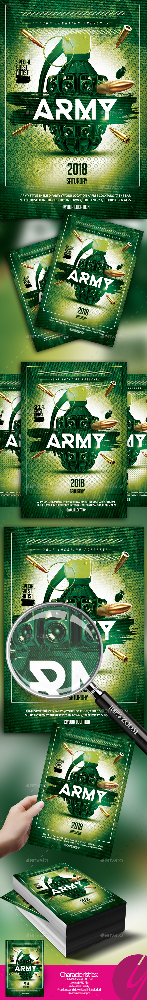 Army Theme Night - Clubs & Parties Events