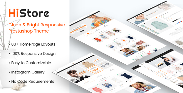 HiStore - Clean and Bright Responsive PrestaShop Theme - PrestaShop eCommerce