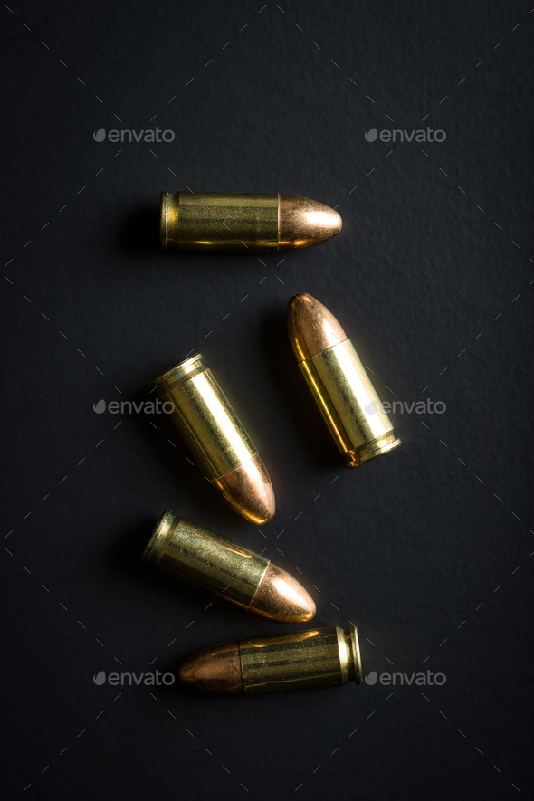 9mm pistol bullets.