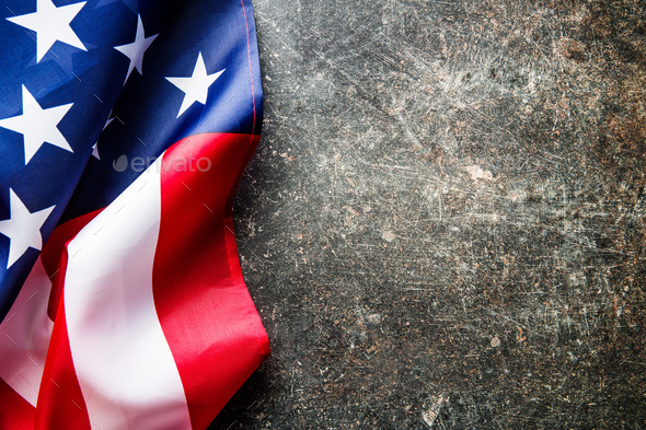USA flag background. - Stock Photo - Images