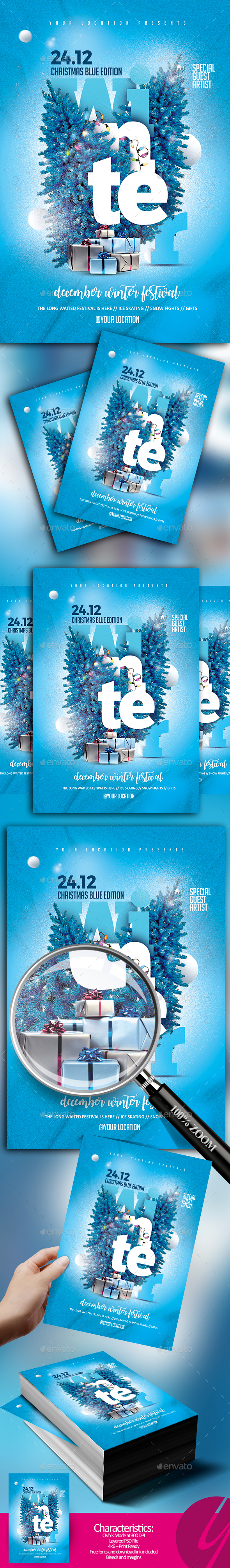 Winter Festival - Events Flyers