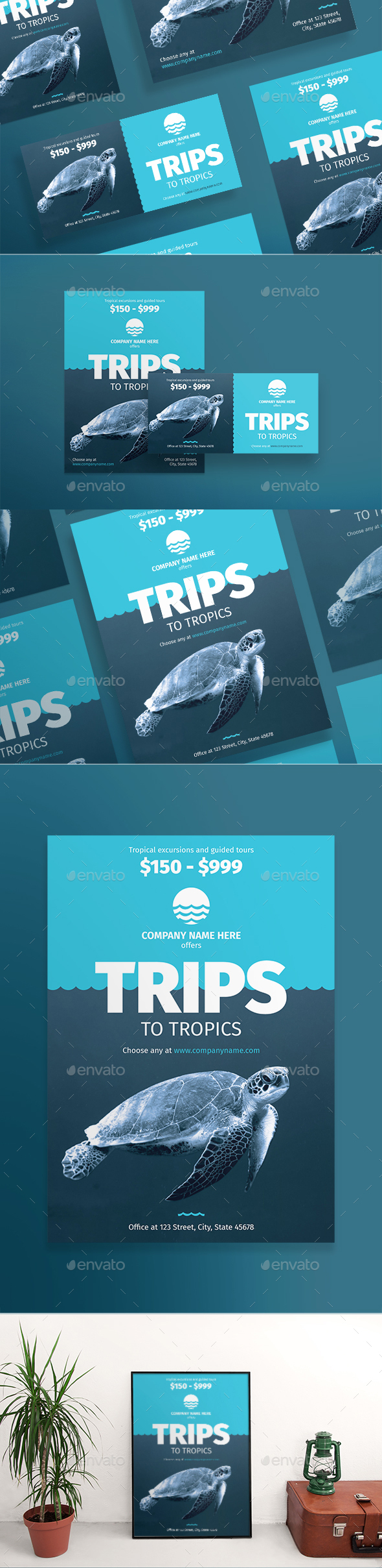 Travel Flyers - Flyers Print Templates