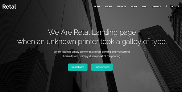 ThemeForest Retal One Parallax Business Template 20922349 ThemeForest Retal One Parallax Business Template 20922349