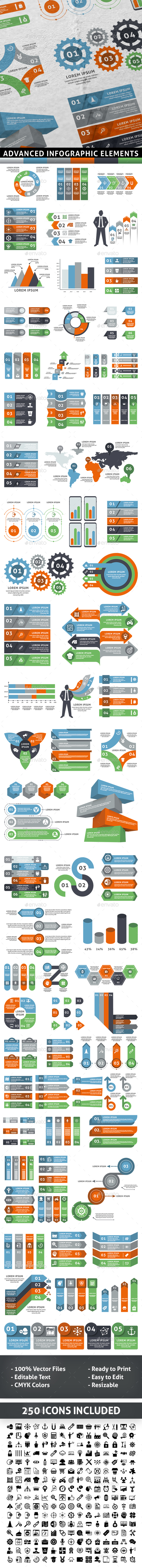 Advanced Infographic Elements - Infographics