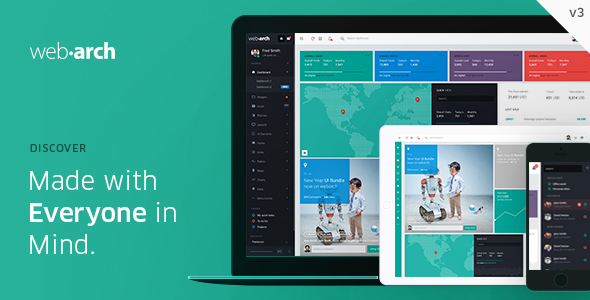 Awesome Webarch - Responsive Admin Dashboard Template