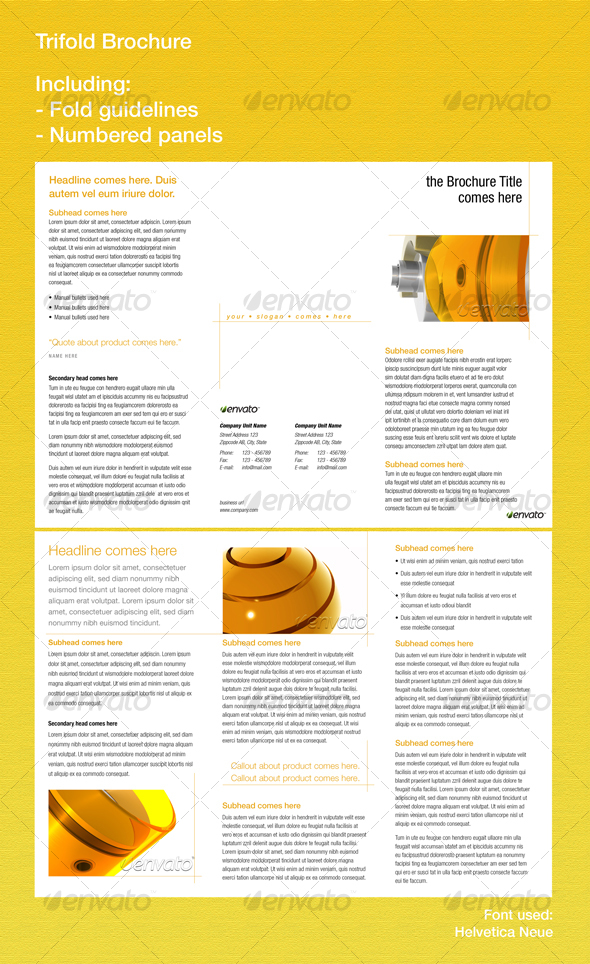 Trifold Brochure - Corporate Brochures